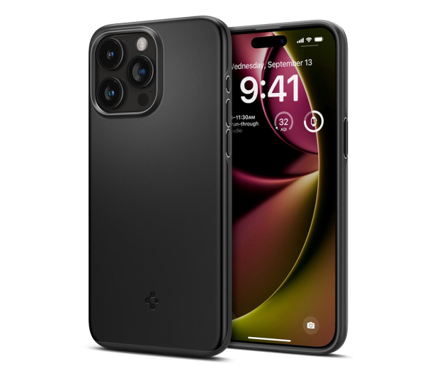 Spigen Thin Fit do iPhone 15 Pro Max black - 1178897 - zdjęcie